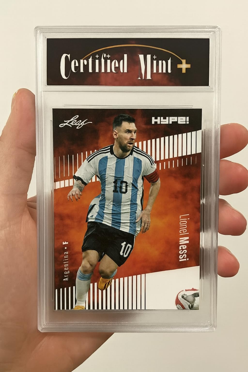 Amazon.com: Certified Mint+ Lionel Messi 2023 Leaf HYPE #130 Only